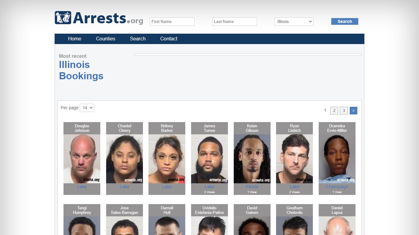 Illinois Arrests and Inmate Search